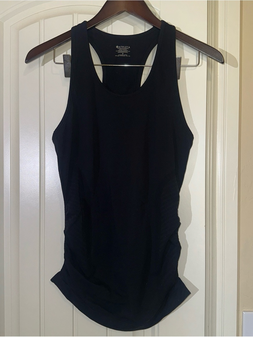 Athleta Speedlight Seamless Lightweight Racerback Tank Top S Black